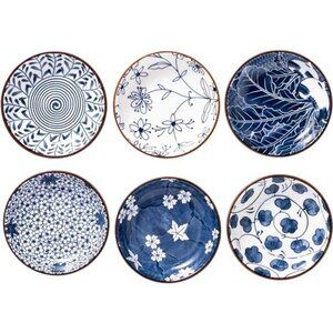 Japanese Style Ceramic Dipping Bowls,Side Soy Sauce Dishes for Sushi,Sauce